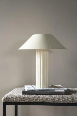 Tafellamp Pallas - Beige - 44 cm Hoog - Loft24.nl