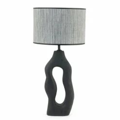 Tafellamp Shiboo Hout 64cm hoog - Zwart - Loft24.nl