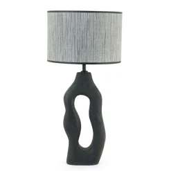 Tafellamp Shiboo Hout 64cm hoog - Zwart - Loft24.nl