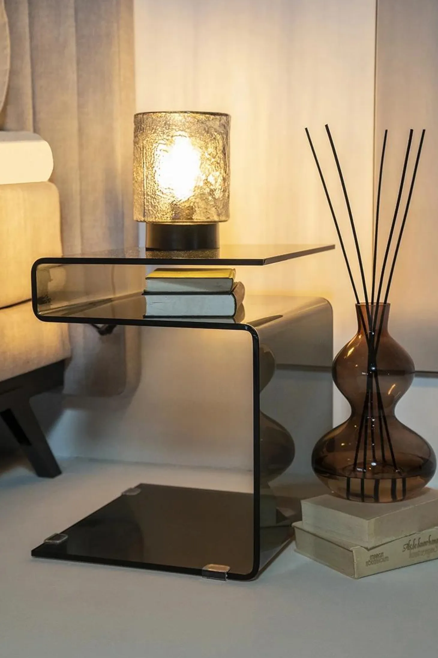 Tafellamp Silon 33cm hoog - Glas - Loft24.nl