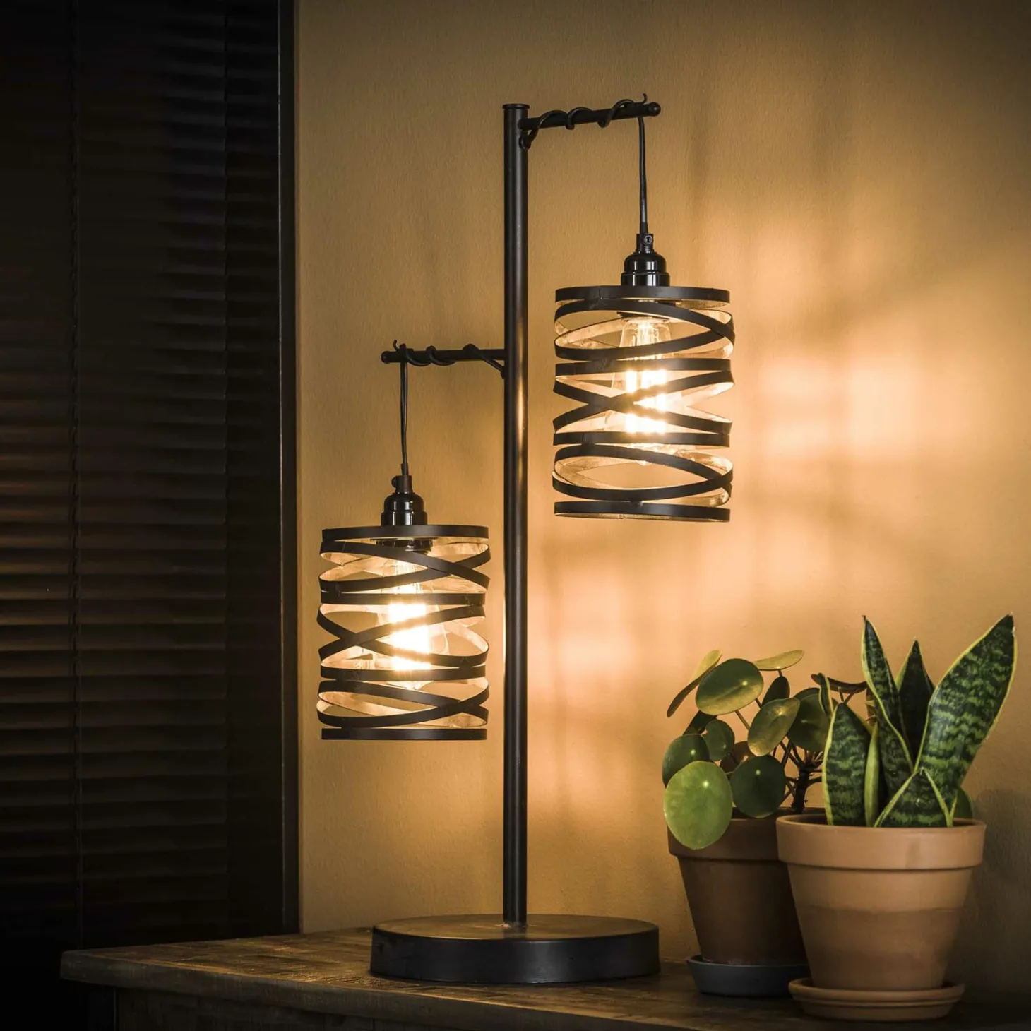 Tafellamp Spindle - 2 lamp - Loft24.nl