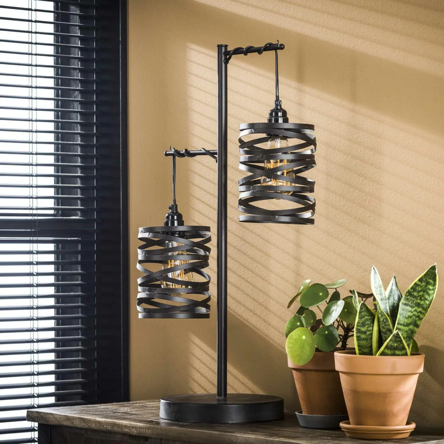 Tafellamp Spindle - 2 lamp - Loft24.nl