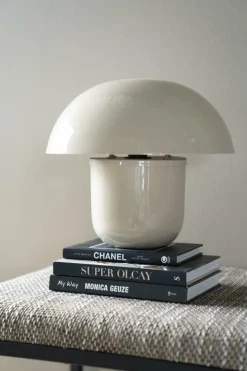 Tafellamp Toad 27cm hoog - Beige - Loft24.nl