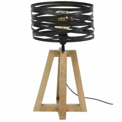 Tafellamp Twist Houten Kruis Frame - 1 lamp - Loft24.nl