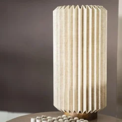 Tafellamp Zuki Linnen - 62cm hoog - Loft24.nl