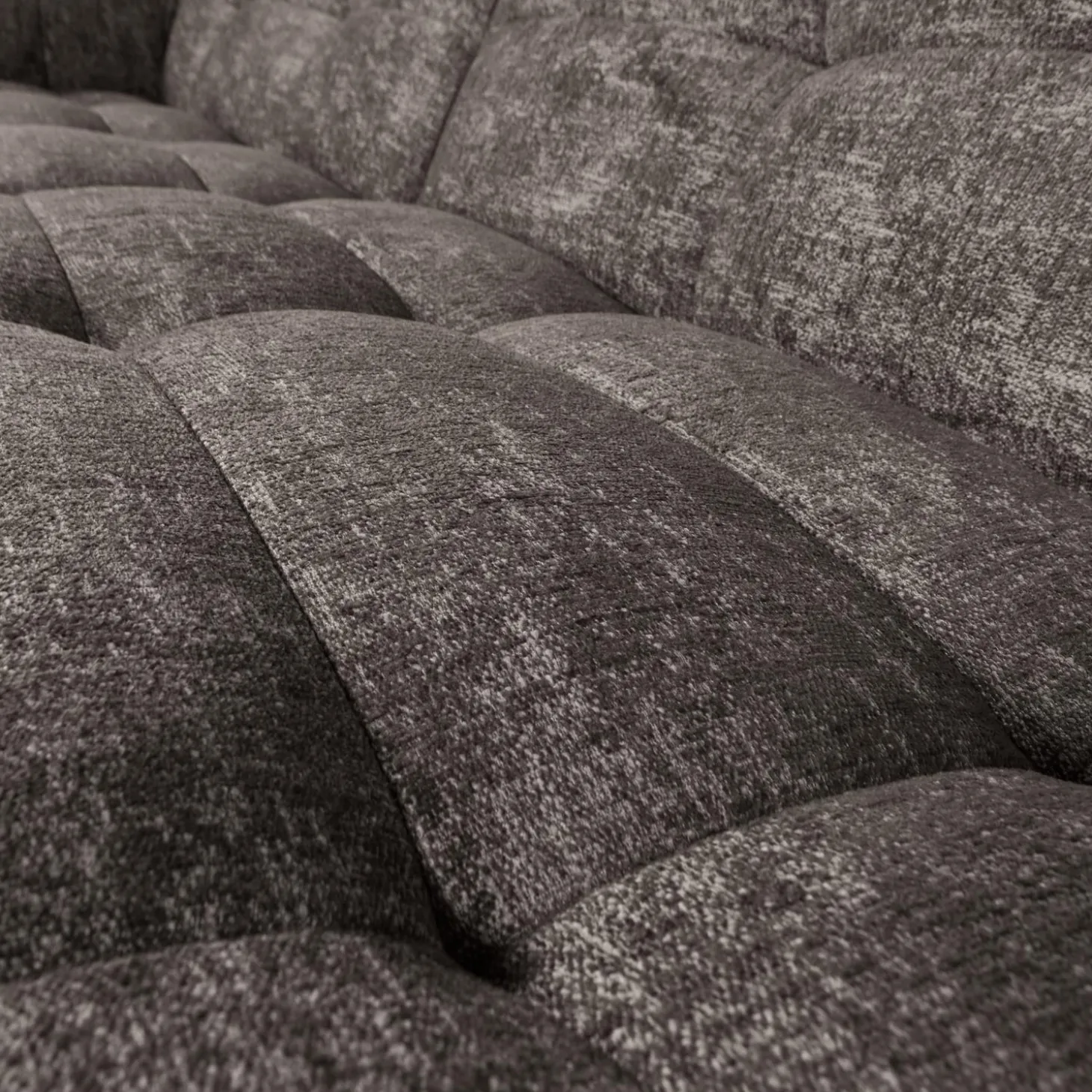 Timor 4-zits bank grafiet melange - Loft24.nl