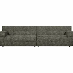 Timor 4-zits bank warm groen melange - Loft24.nl