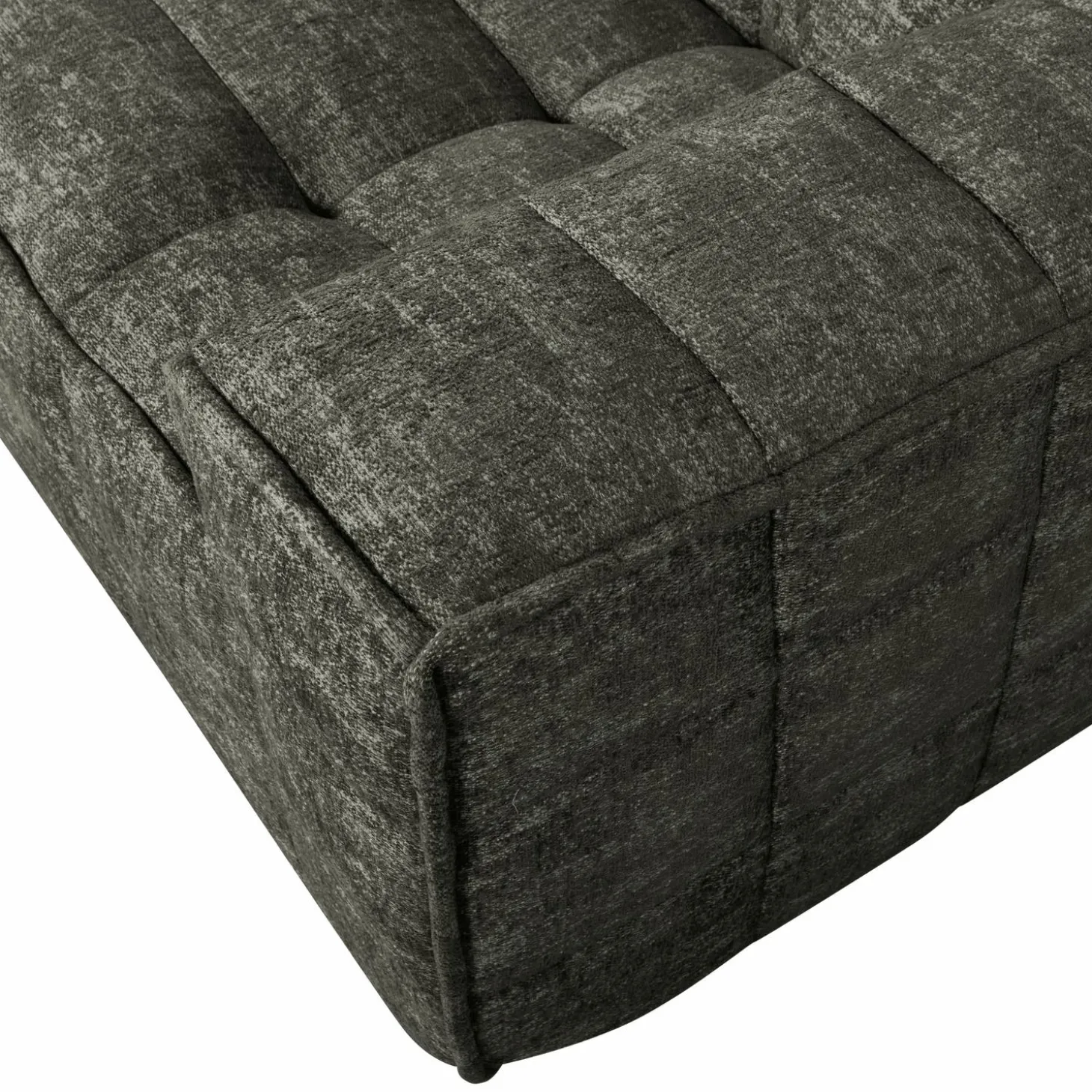 Timor 4-zits bank warm groen melange - Loft24.nl