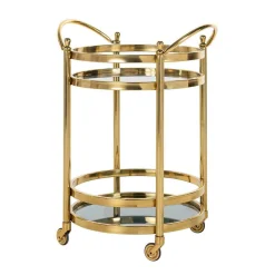 Trolley Hendricks RVS kleur Goud - Loft24.nl