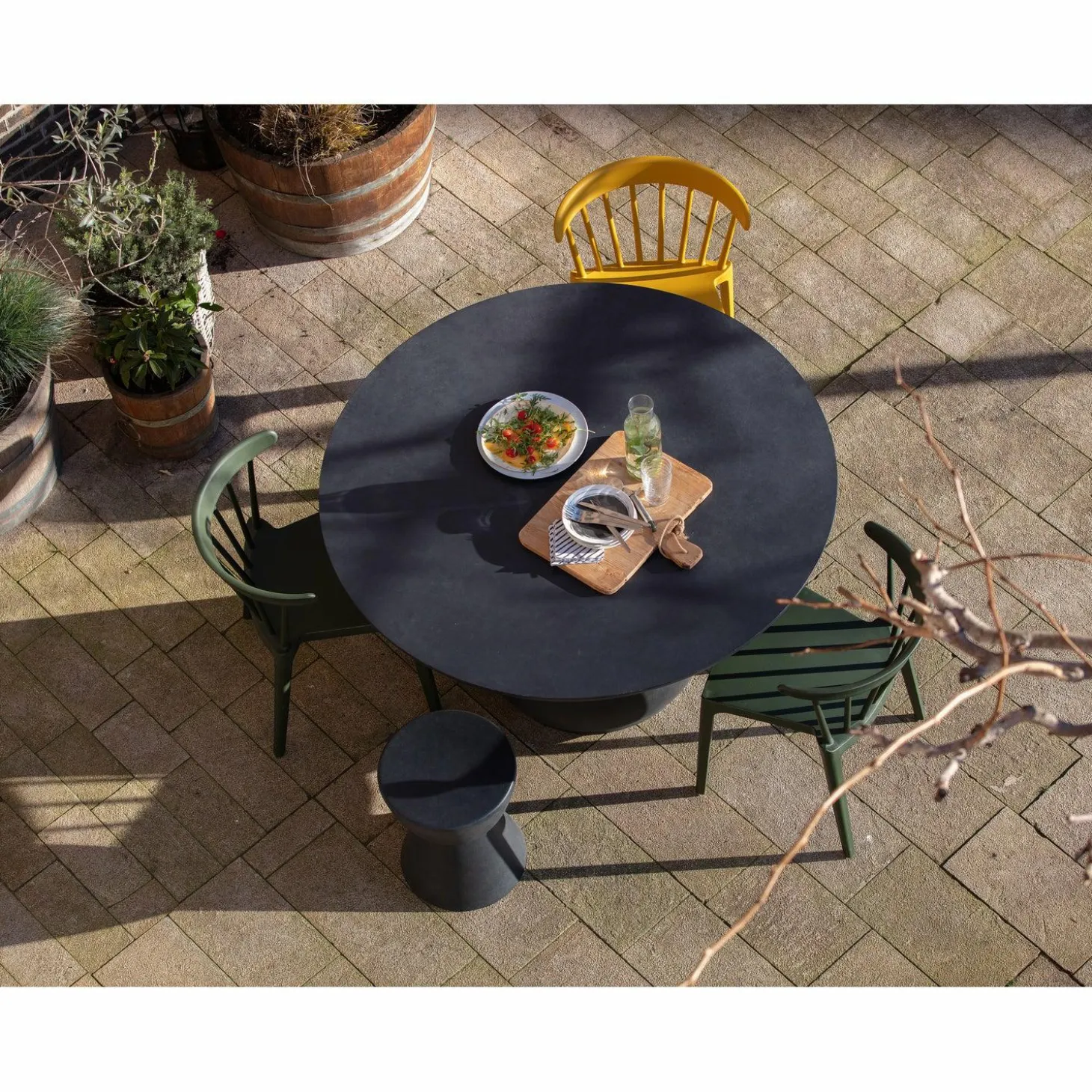 Tuin / Eetkamerstoel Bliss - Geel - Loft24.nl