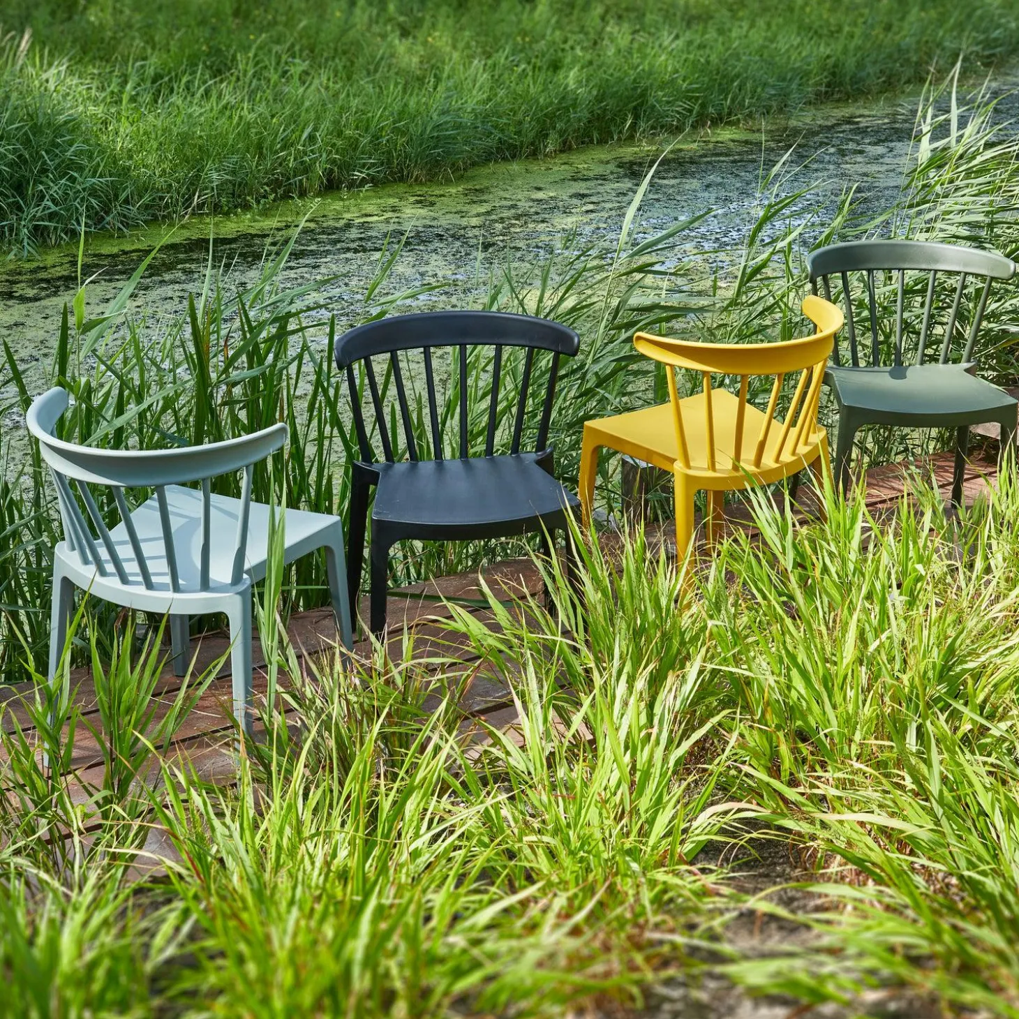 Tuin / Eetkamerstoel Bliss - Geel - Loft24.nl