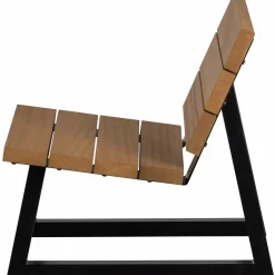 Tuin Fauteuil Banco Hout en Metaal - Loft24.nl