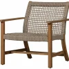 Tuin Fauteuil Copper Teakhout en Wicker - Loft24.nl