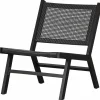 Tuin Fauteuil Puk - Zwart - Loft24.nl