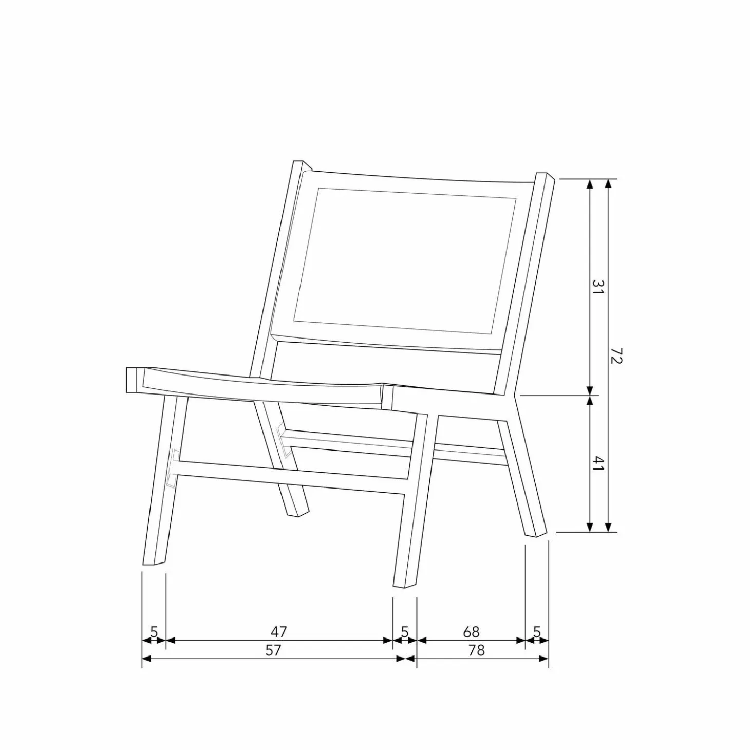 Tuin Fauteuil Puk - Zwart - Loft24.nl