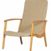 Tuin Fauteuil Stony Teakhout en Touw - Loft24.nl
