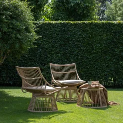 Tuinhocker Alatna Wicker Naturel - Loft24.nl