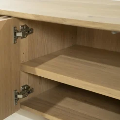 TV meubel Jake Eikenhout 264 cm - naturel - Loft24.nl