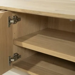 TV meubel Jake Eikenhout 264 cm - naturel - Loft24.nl