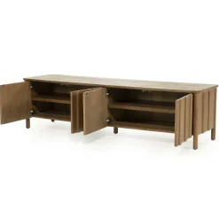 TV meubel Jake Eikenhout 183 cm - bruin - Loft24.nl