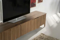 TV meubel Jake Eikenhout 183 cm - bruin - Loft24.nl