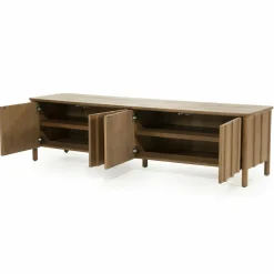 TV meubel Jake Eikenhout 183 cm - bruin - Loft24.nl