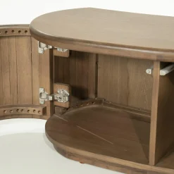 TV meubel Josh Eikenhout 180 cm - bruin - Loft24.nl