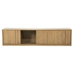 TV meubel Milo Eikenhout 180 cm - bruin - Loft24.nl