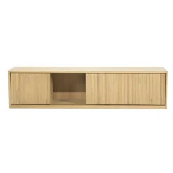 TV meubel Milo Eikenhout 180 cm - naturel - Loft24.nl