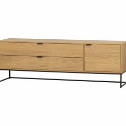 TV -meubel Silas Eiken 180cm - Naturel - Loft24.nl