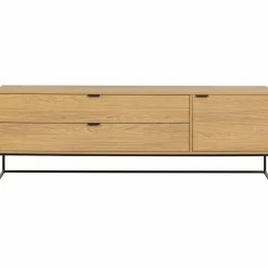 TV -meubel Silas Eiken 180cm - Naturel - Loft24.nl