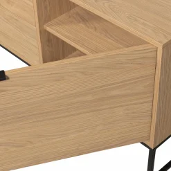 TV -meubel Silas Eiken 180cm - Naturel - Loft24.nl