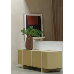 TV-meubel Basu Grenen 152cm - Moss - Loft24.nl