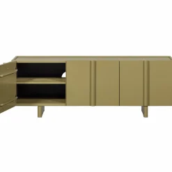 TV-meubel Basu Grenen 152cm - Moss - Loft24.nl