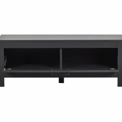 TV-meubel Bonk Grenen 120cm - Zwart - Loft24.nl