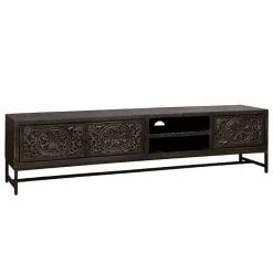 TV-meubel Casina 200 cm - Zwart - Loft24.nl