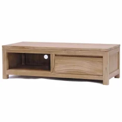 TV-meubel Corona Teak met 1 lade 120 cm - Loft24.nl