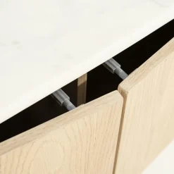 TV-meubel Don Marmer en eikenhout 240 cm - Loft24.nl