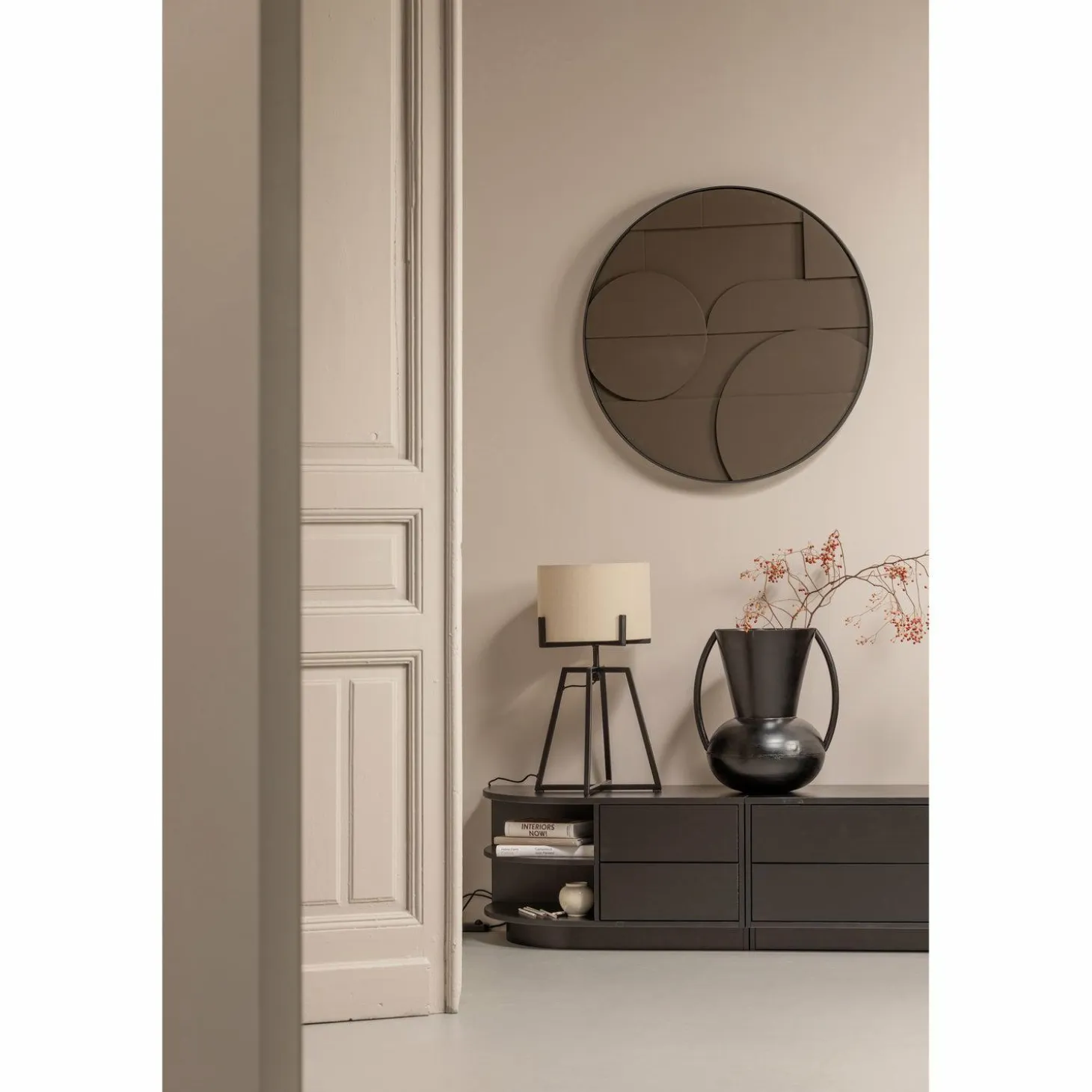 TV-meubel Finca Links Mat zwart 78cm - Loft24.nl