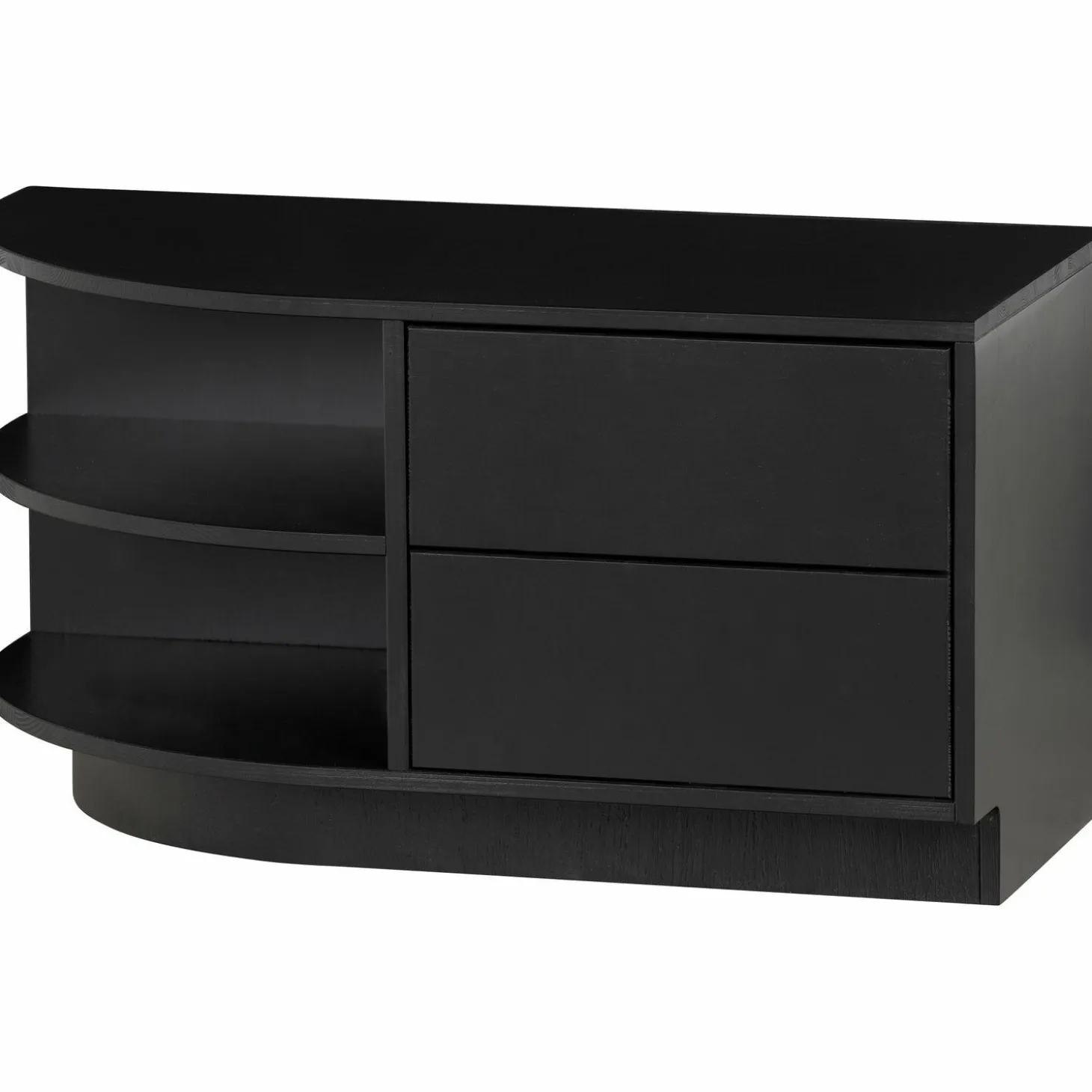 TV-meubel Finca Links Mat zwart 78cm - Loft24.nl