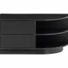 TV-meubel Finca Rechts Mat zwart 78cm - Loft24.nl