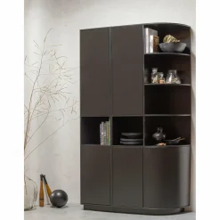 TV-meubel Finca Rechts Mat zwart 78cm - Loft24.nl