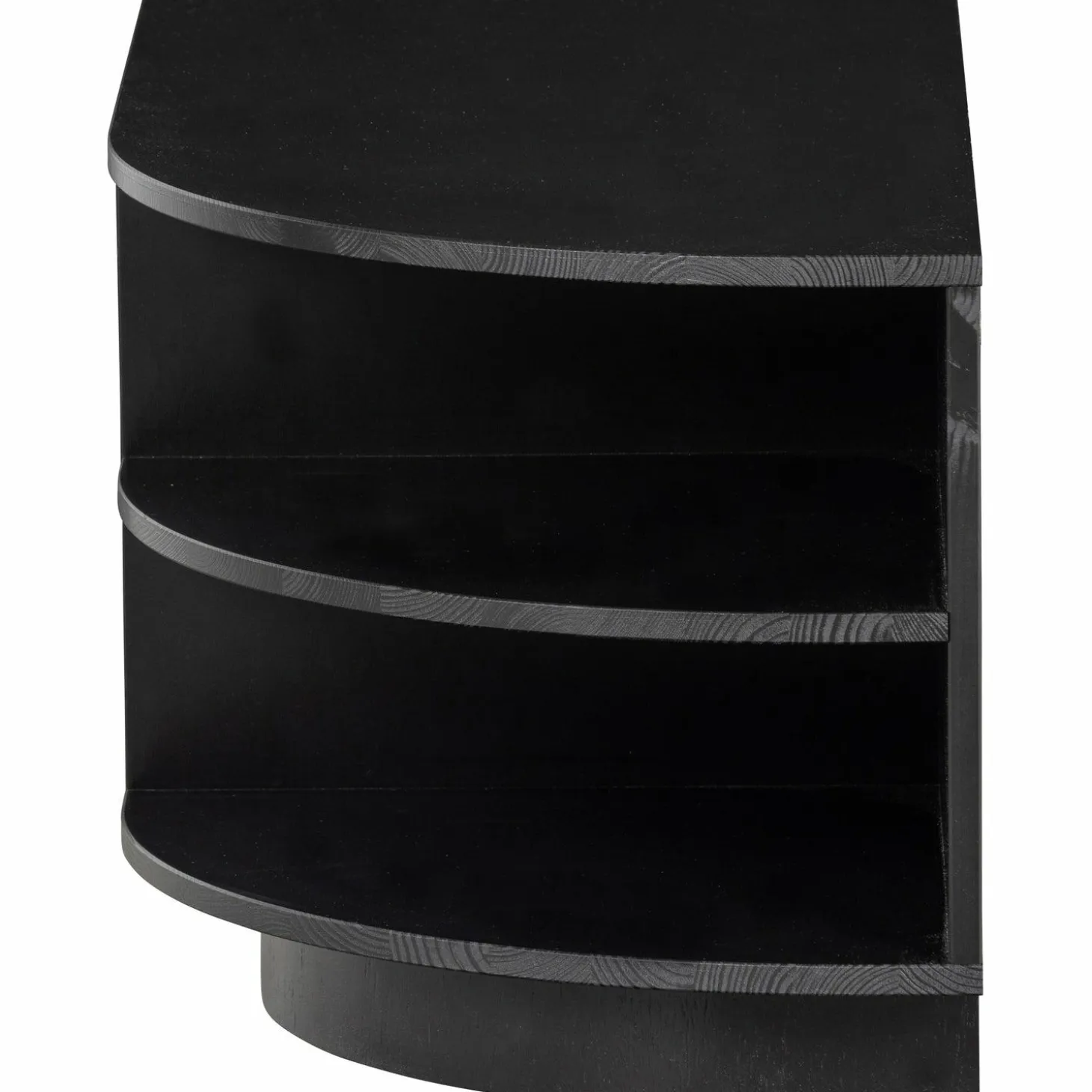 TV-meubel Finca Rechts Mat zwart 78cm - Loft24.nl