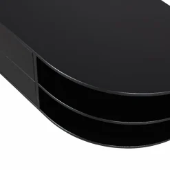 TV-meubel Finca Rechts Mat zwart 78cm - Loft24.nl