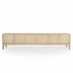 TV-meubel Harvey Eikenhout 220 cm - Naturel - Loft24.nl