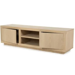 TV-meubel Helsinki Eikenhout 160 cm - Naturel - Loft24.nl