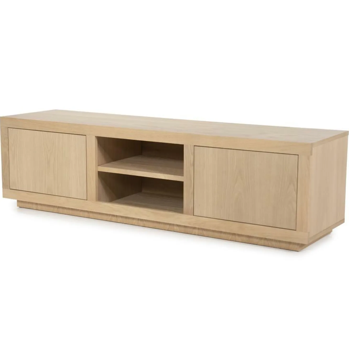 TV-meubel Helsinki Eikenhout 160 cm - Naturel - Loft24.nl