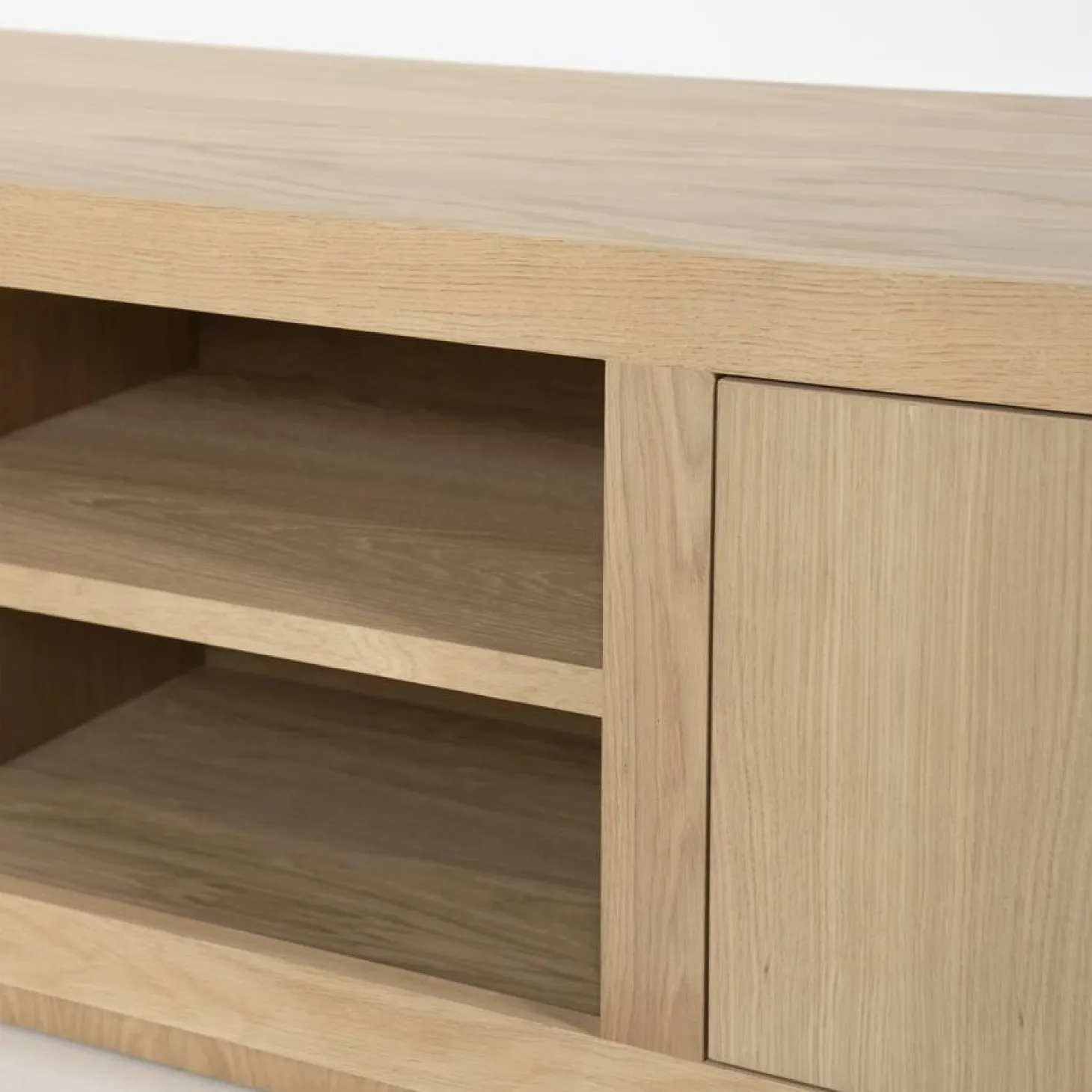 TV-meubel Helsinki Eikenhout 160 cm - Naturel - Loft24.nl