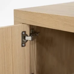 TV-meubel Helsinki Eikenhout 160 cm - Naturel - Loft24.nl