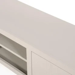 TV-meubel Helsinki Eikenhout 160 cm - Taupe - Loft24.nl